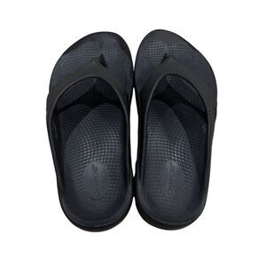 OOFOS OOriginal Unisex Flip Flop Sandals Black M 10 W 12 Casual Summer